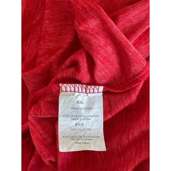 Red UNIPRO Qwick Dry Shirt sz XXL - Picture 6 of 6